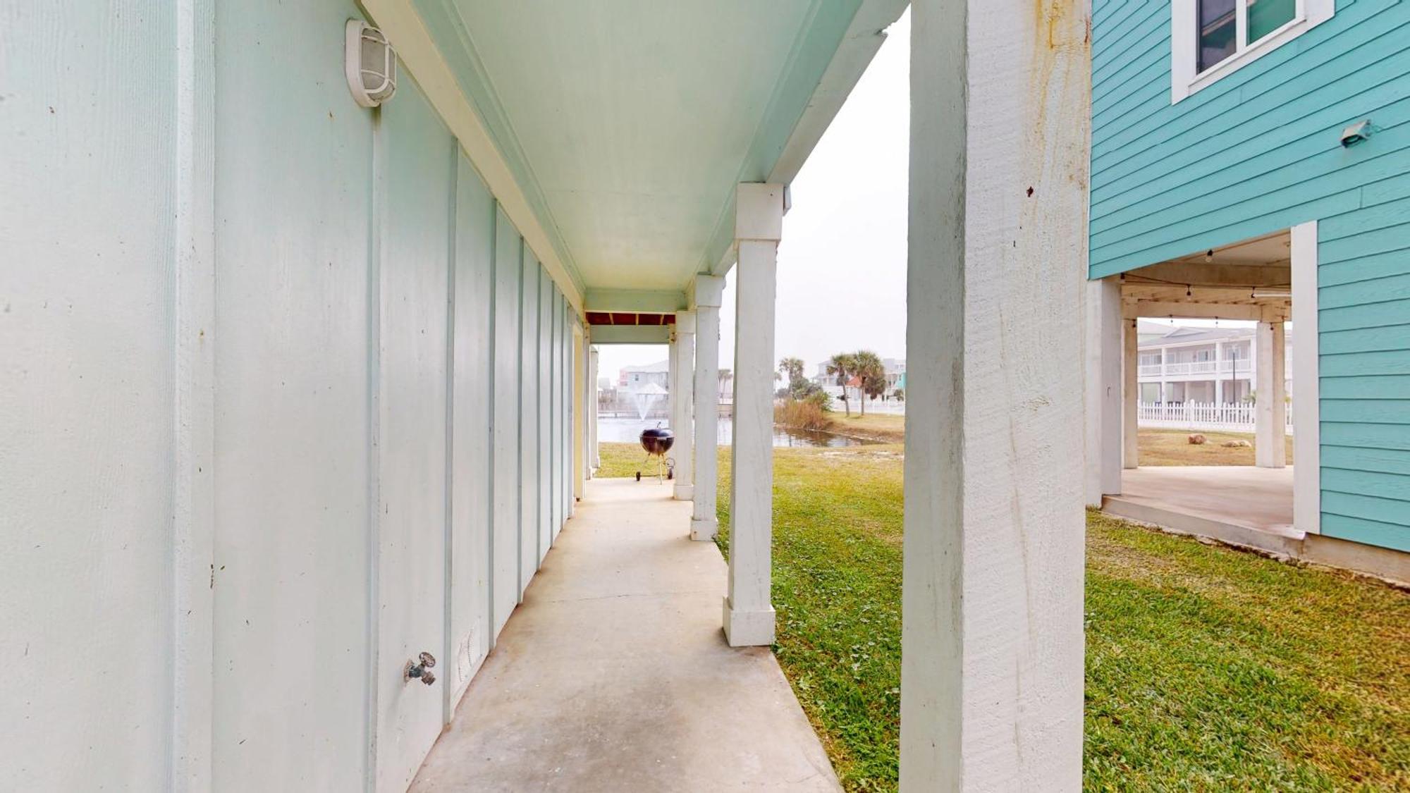 Bella Vista & Four Winds House Villa Mustang Beach Bagian luar foto