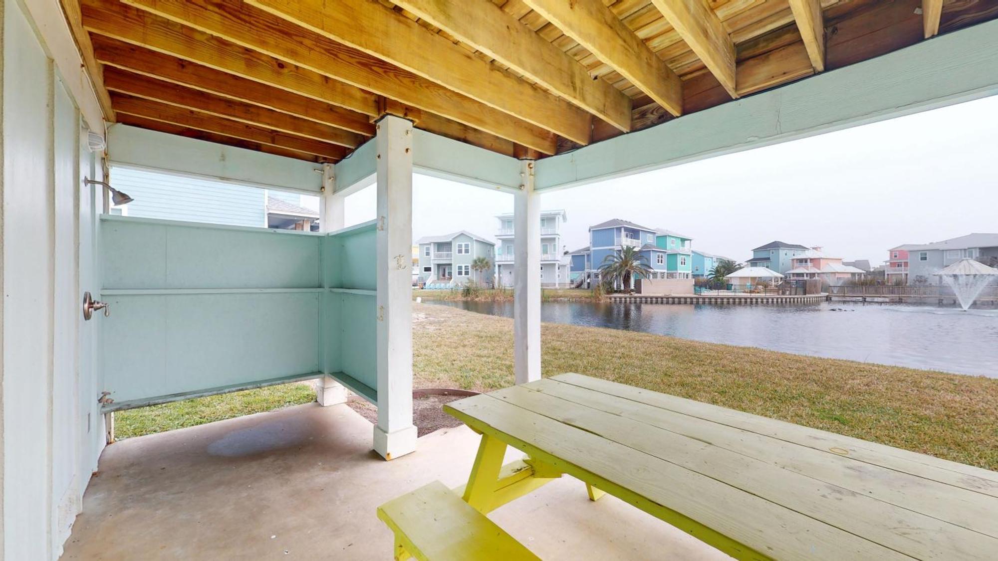 Bella Vista & Four Winds House Villa Mustang Beach Bagian luar foto