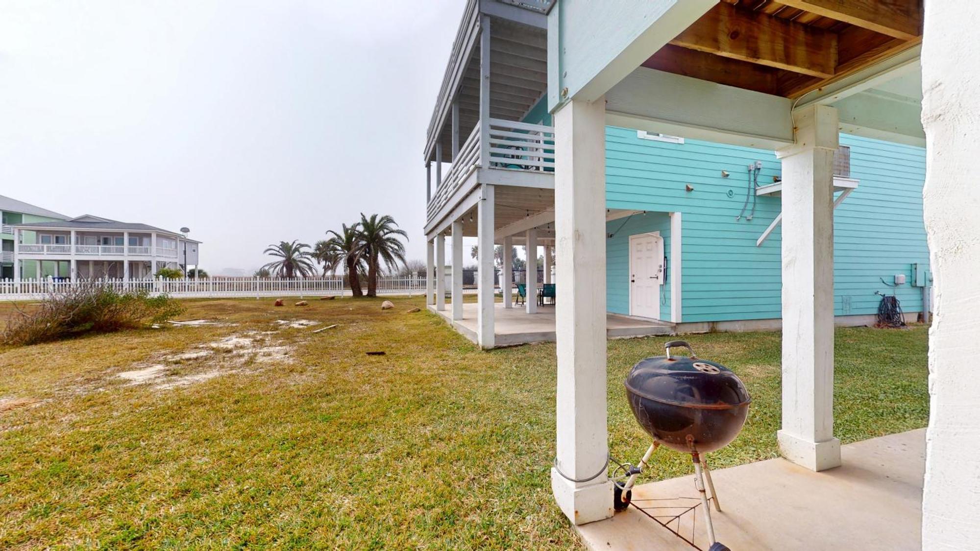 Bella Vista & Four Winds House Villa Mustang Beach Bagian luar foto