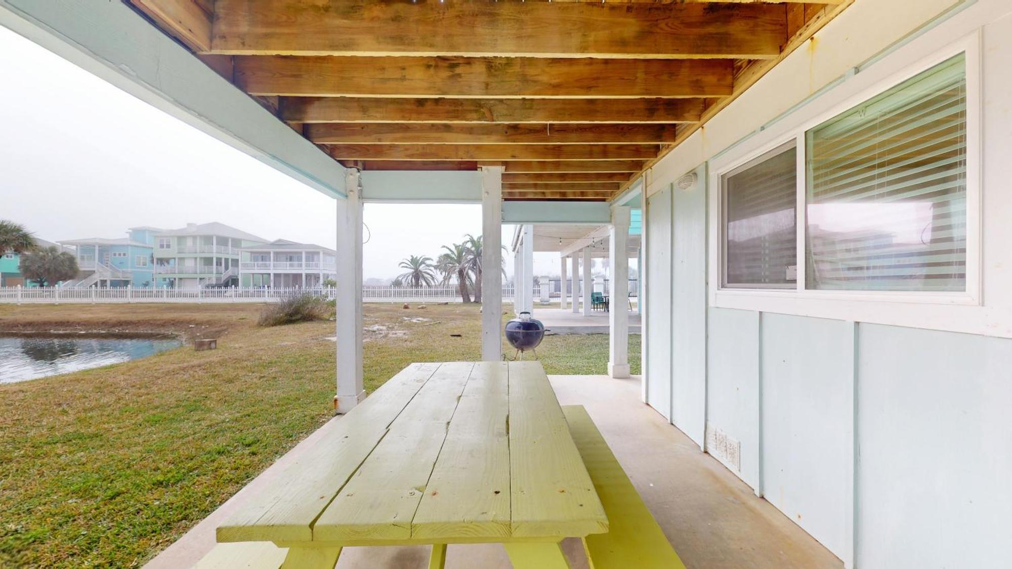 Bella Vista & Four Winds House Villa Mustang Beach Bagian luar foto