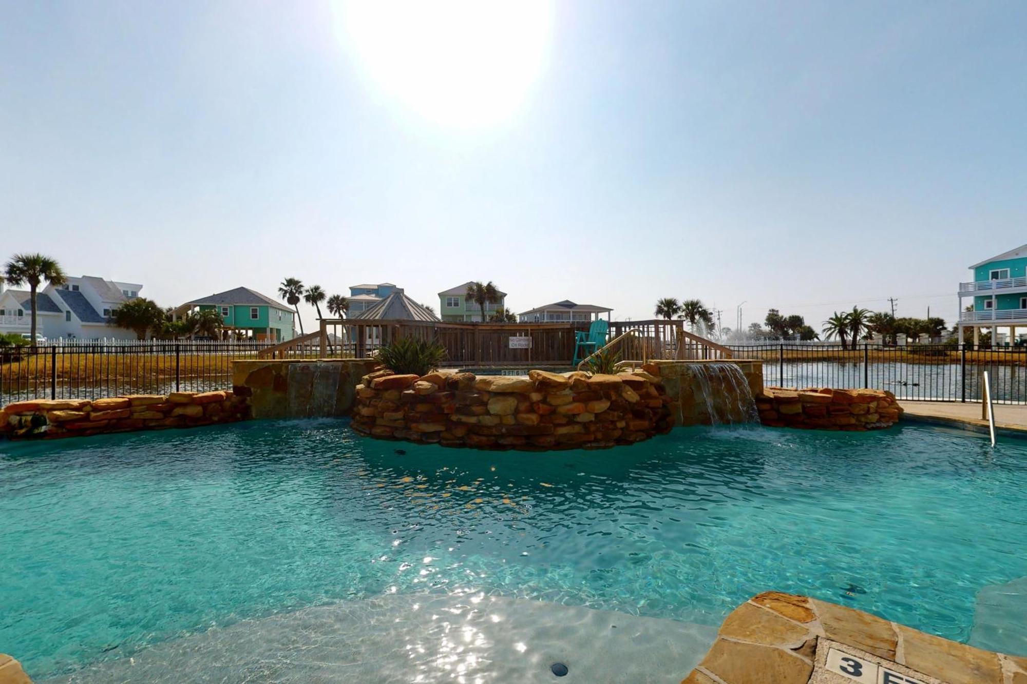 Bella Vista & Four Winds House Villa Mustang Beach Bagian luar foto
