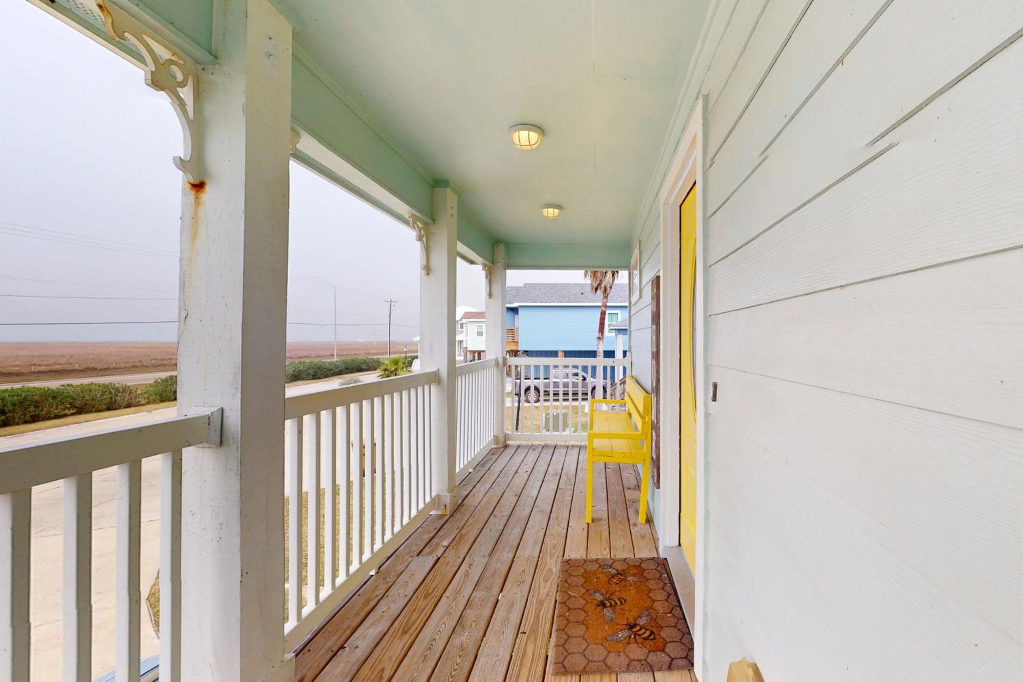 Bella Vista & Four Winds House Villa Mustang Beach Bagian luar foto