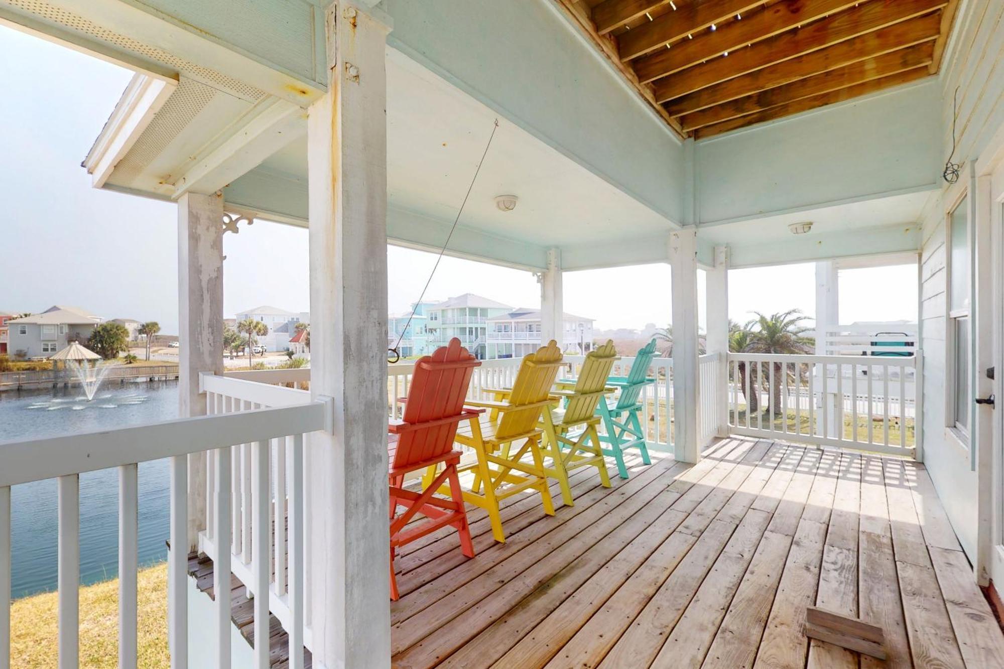 Bella Vista & Four Winds House Villa Mustang Beach Bagian luar foto
